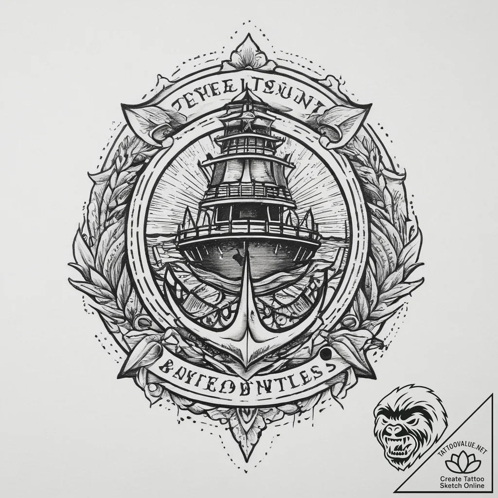 Tattoo sketch fortress, tattoo line art, bold... - tattoo sketch (№1755807848_0, 21.08.2025 20:24) — tattoovalue.net