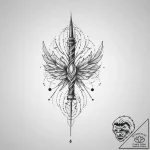 Tattoo sketch needle, ink illustration for ta… – tattoo sketch (№1755810052_0, 21.08.2025 21:00) — tattoovalue.net
