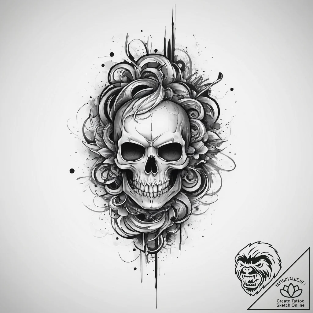 Tattoo sketch original, artistic tattoo sketc... - tattoo sketch (№1755811444_0, 21.08.2025 21:24) — tattoovalue.net