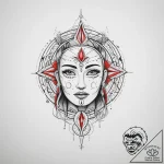 Tattoo sketch shamanic healer, tattoo drawing… – tattoo sketch (№1755812244_0, 21.08.2025 21:37) — tattoovalue.net