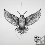 Tattoo sketch fluke, tattoo sketch design, re… – tattoo sketch (№1755815233_0, 21.08.2025 22:27) — tattoovalue.net