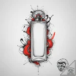 Tattoo sketch perfume tattoo, ink illustratio… – tattoo sketch (№1755815834_0, 21.08.2025 22:37) — tattoovalue.net