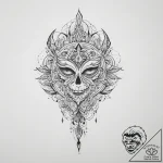 Tattoo sketch glass – tattoo sketch (№1755816232_0, 21.08.2025 22:43) — tattoovalue.net