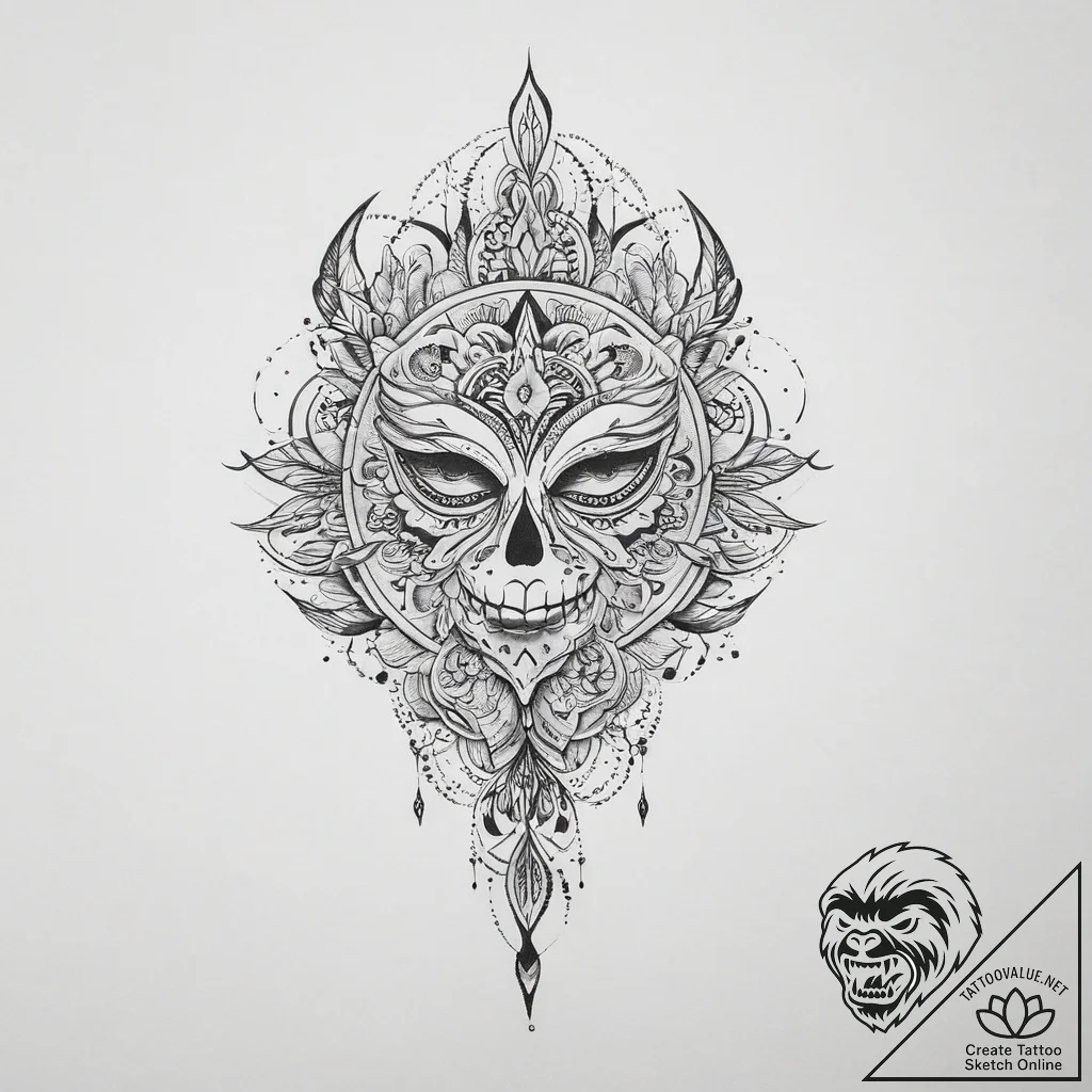 Tattoo sketch glass - tattoo sketch (№1755816232_0, 21.08.2025 22:43) — tattoovalue.net