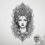 Tattoo sketch throne, tattoo flash sheet desi… – tattoo sketch (№1755816441_0, 21.08.2025 22:47) — tattoovalue.net