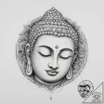 Tattoo sketch sleeping buddha, ink illustrati… – tattoo sketch (№1755821888_0, 22.08.2025 00:18) — tattoovalue.net