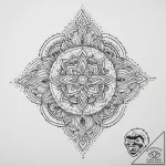 Tattoo sketch poncho with a pattern, tattoo d… – tattoo sketch (№1755823088_0, 22.08.2025 00:38) — tattoovalue.net