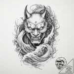 Tattoo sketch ehwaz rune with two horses runn… – tattoo sketch (№1755823685_0, 22.08.2025 00:48) — tattoovalue.net