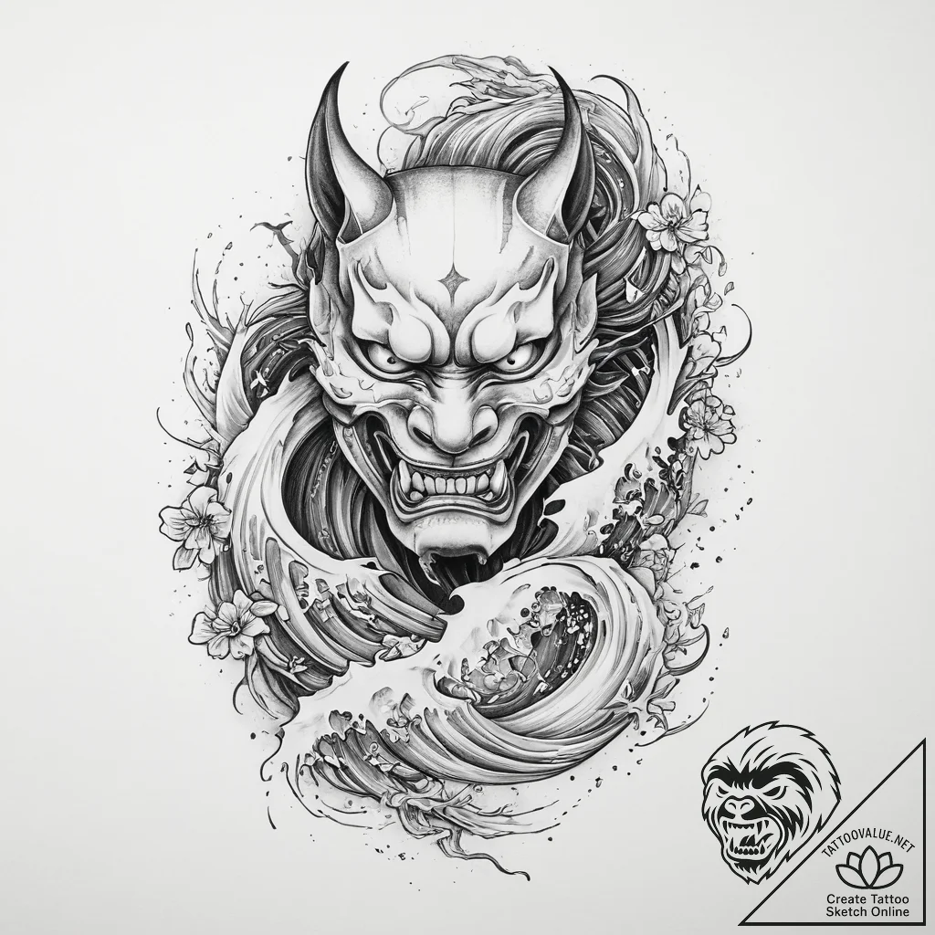 Tattoo sketch ehwaz rune with two horses runn... - tattoo sketch (№1755823685_0, 22.08.2025 00:48) — tattoovalue.net
