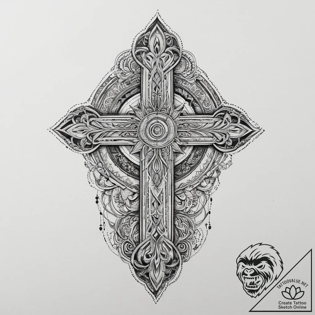 Tattoo sketch desert, concept art for tattoo,... - tattoo sketch (№1755824685_0, 22.08.2025 01:04) — tattoovalue.net