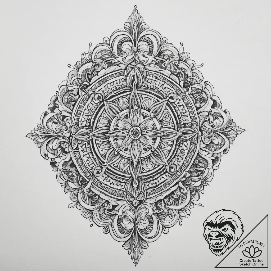 Tattoo sketch roman mythology, tattoo line ar... - tattoo sketch (№1755825483_0, 22.08.2025 01:18) — tattoovalue.net