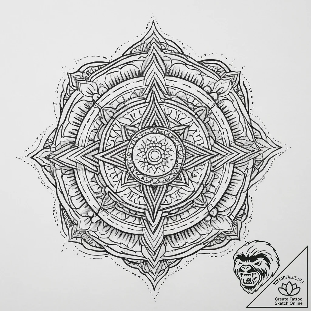 Tattoo sketch thread, concept art for tattoo,... - tattoo sketch (№1755826693_0, 22.08.2025 01:38) — tattoovalue.net