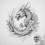 Tattoo sketch cosmic tide, concept art for ta… – tattoo sketch (№1755826900_0, 22.08.2025 01:41) — tattoovalue.net