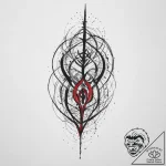 Tattoo sketch iron, ink illustration for tatt… – tattoo sketch (№1755827502_0, 22.08.2025 01:51) — tattoovalue.net
