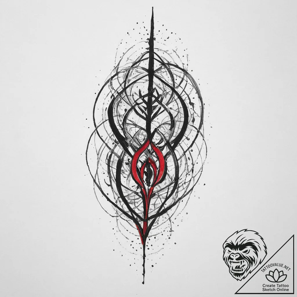 Tattoo sketch iron, ink illustration for tatt... - tattoo sketch (№1755827502_0, 22.08.2025 01:51) — tattoovalue.net