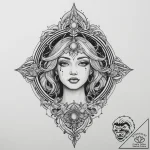Tattoo sketch blessed universe, artistic tatt… – tattoo sketch (№1755828706_0, 22.08.2025 02:11) — tattoovalue.net