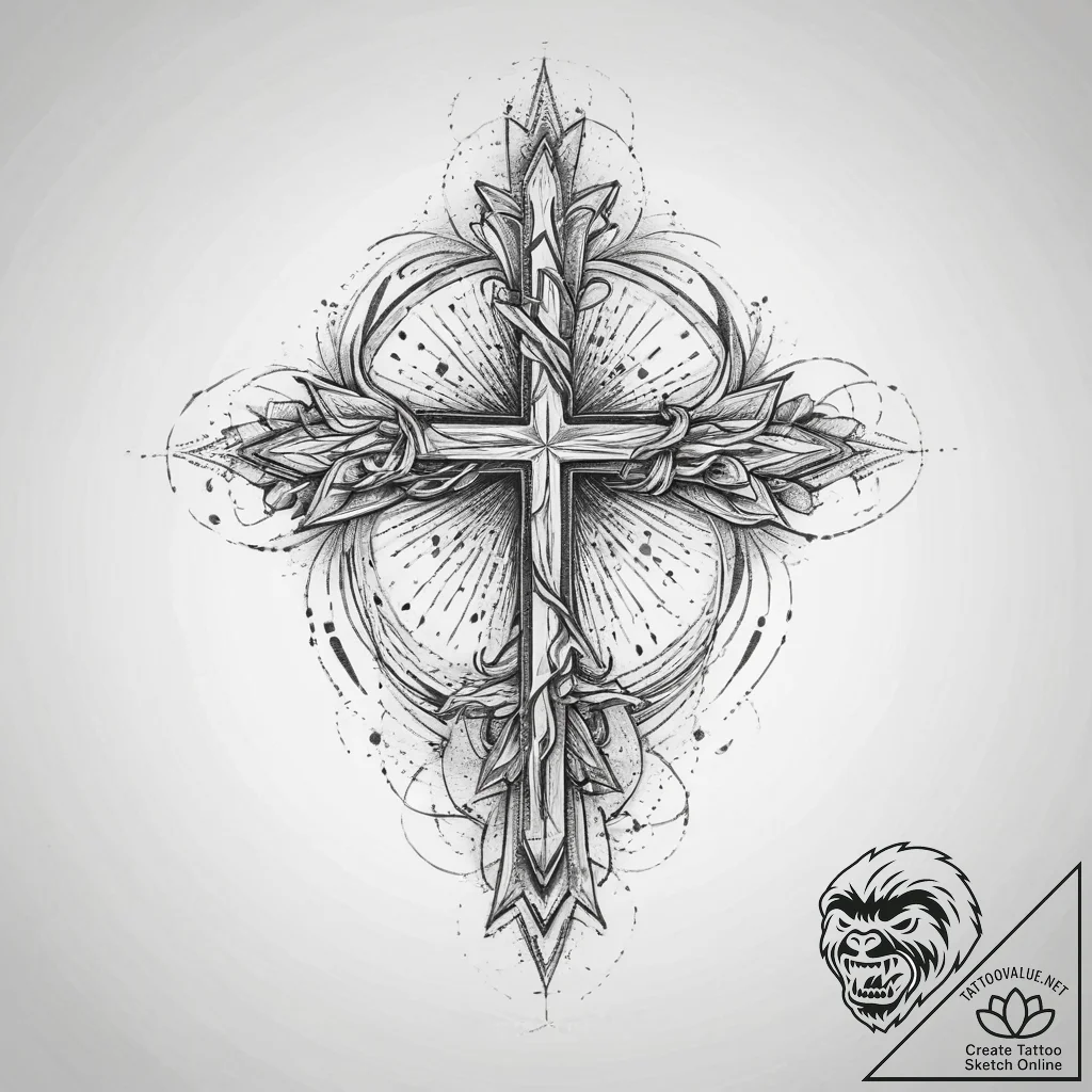 Tattoo sketch holy ghost, tattoo line art, ro... - tattoo sketch (№1755828905_0, 22.08.2025 02:15) — tattoovalue.net
