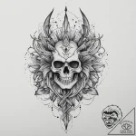 Tattoo sketch holy beginning, concept art for… – tattoo sketch (№1755831721_0, 22.08.2025 03:02) — tattoovalue.net