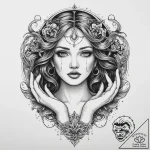 Tattoo sketch hands with a siren, tattoo draw… – tattoo sketch (№1755833124_0, 22.08.2025 03:25) — tattoovalue.net