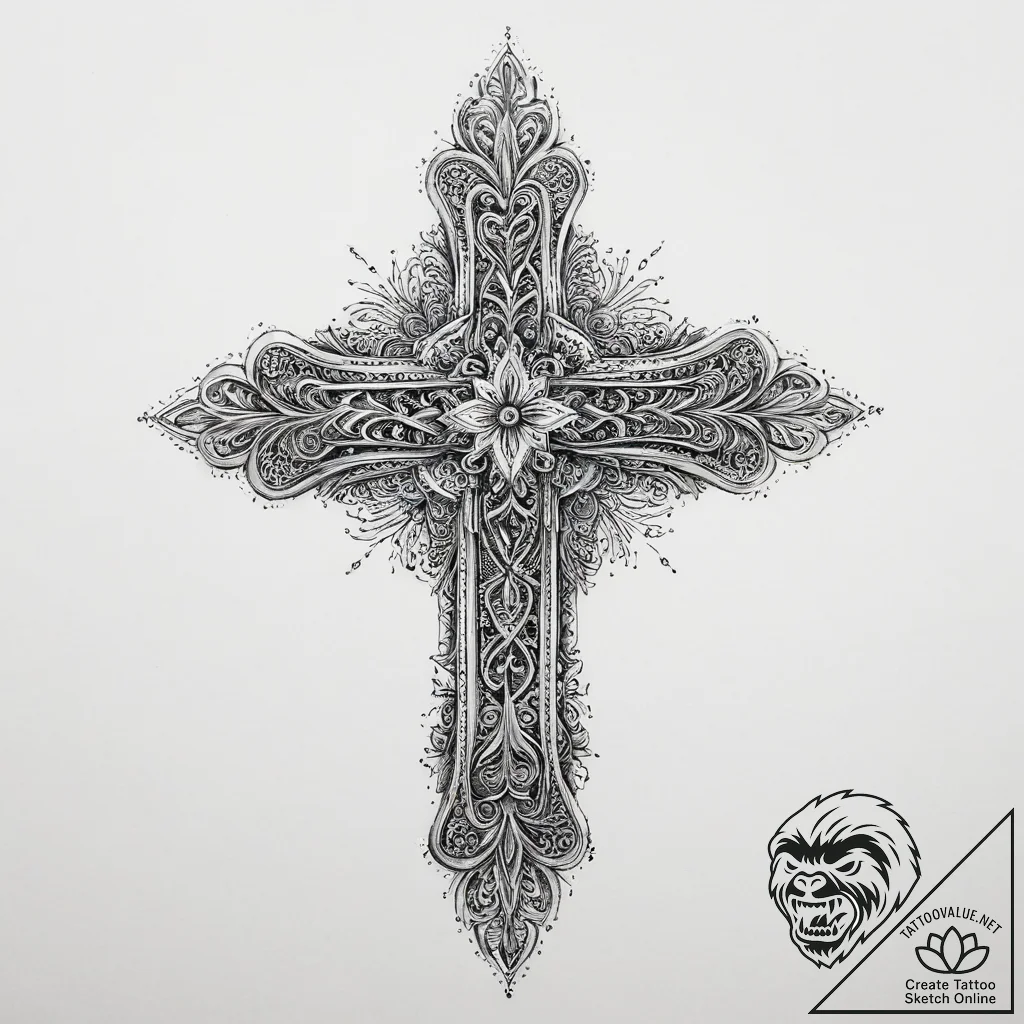 Tattoo sketch mystical land, tattoo sketch de... - tattoo sketch (№1755833928_0, 22.08.2025 03:38) — tattoovalue.net