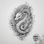 Tattoo sketch white, concept art for tattoo,… – tattoo sketch (№1755835339_0, 22.08.2025 04:02) — tattoovalue.net