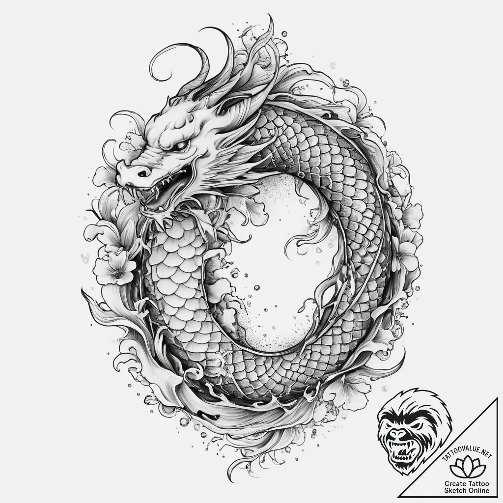 Tattoo sketch sacred soul, tattoo drawing out... - tattoo sketch (№1755840688_0, 22.08.2025 05:31) — tattoovalue.net