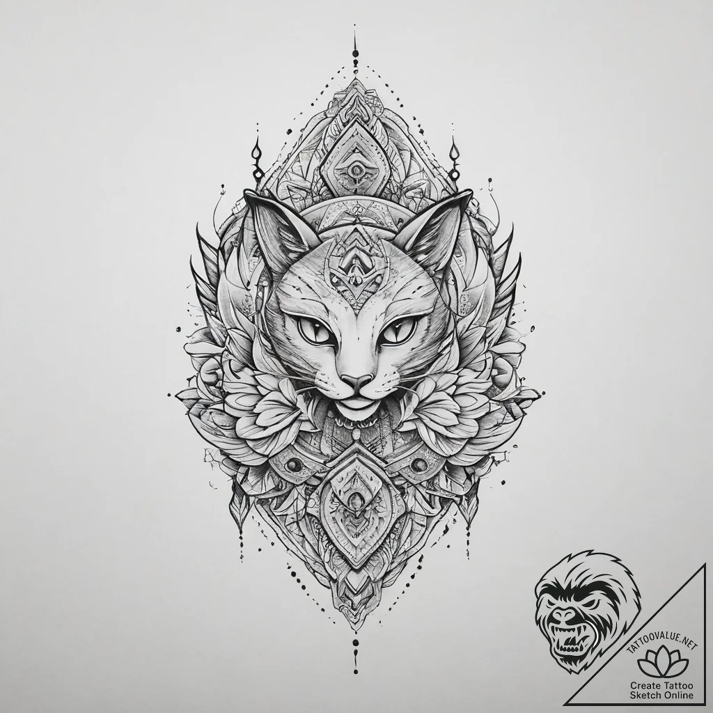 Tattoo sketch sand, tattoo flash sheet design... - tattoo sketch (№1755842864_0, 22.08.2025 06:07) — tattoovalue.net
