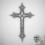 Tattoo sketch sacred character, artistic tatt… – tattoo sketch (№1755843656_0, 22.08.2025 06:20) — tattoovalue.net