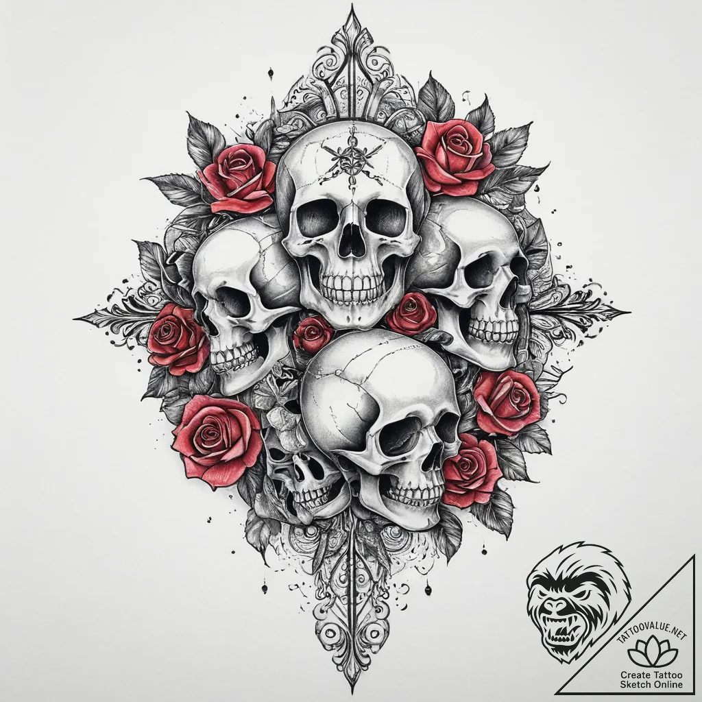 Tattoo sketch cosmic tale, tattoo line art, d... - tattoo sketch (№1755847033_0, 22.08.2025 07:17) — tattoovalue.net