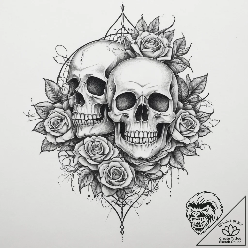 Tattoo sketch hidden, artistic tattoo sketch,... - tattoo sketch (№1755847436_0, 22.08.2025 07:23) — tattoovalue.net