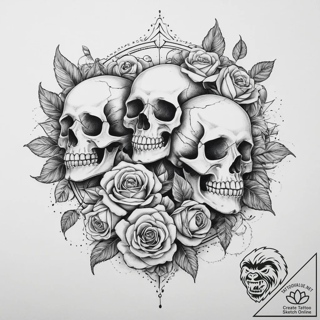 Tattoo sketch cosmic soul, tattoo drawing out... - tattoo sketch (№1755848231_0, 22.08.2025 07:37) — tattoovalue.net