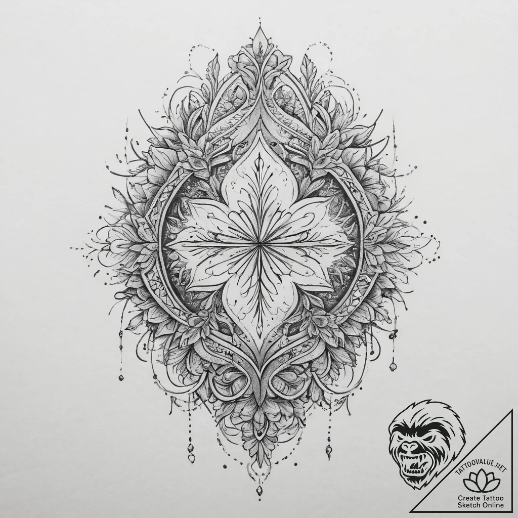 Tattoo sketch forest, tattoo flash sheet desi... - tattoo sketch (№1755849028_0, 22.08.2025 07:50) — tattoovalue.net