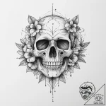 Tattoo sketch apple blossom, concept art for… – tattoo sketch (№1755850232_0, 22.08.2025 08:10) — tattoovalue.net