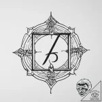 Tattoo sketch hieroglyphic symbol for “life”… – tattoo sketch (№1755851648_0, 22.08.2025 08:34) — tattoovalue.net