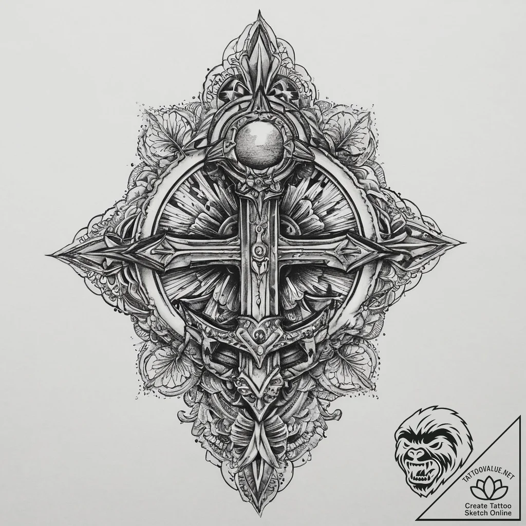 Tattoo sketch cosmic being, ink illustration... - tattoo sketch (№1755852045_0, 22.08.2025 08:40) — tattoovalue.net