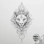 Tattoo sketch асимметричный лайнворк – tattoo sketch (№1755853251_0, 22.08.2025 09:00) — tattoovalue.net