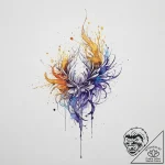 Tattoo sketch gold, ink illustration for tatt… – tattoo sketch (№1755854049_0, 22.08.2025 09:14) — tattoovalue.net