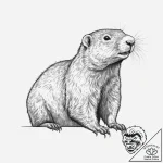 Tattoo sketch marmot, tattoo sketch design, s… – tattoo sketch (№1755856044_0, 22.08.2025 09:47) — tattoovalue.net