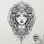 Tattoo sketch vibe, ink illustration for tatt… – tattoo sketch (№1755857862_0, 22.08.2025 10:17) — tattoovalue.net