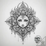 Tattoo sketch mystical world – tattoo sketch (№1755858065_0, 22.08.2025 10:21) — tattoovalue.net