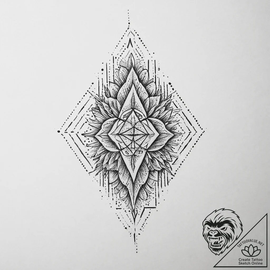 Tattoo sketch leg, artistic tattoo sketch, do... - tattoo sketch (№1755858869_0, 22.08.2025 10:34) — tattoovalue.net