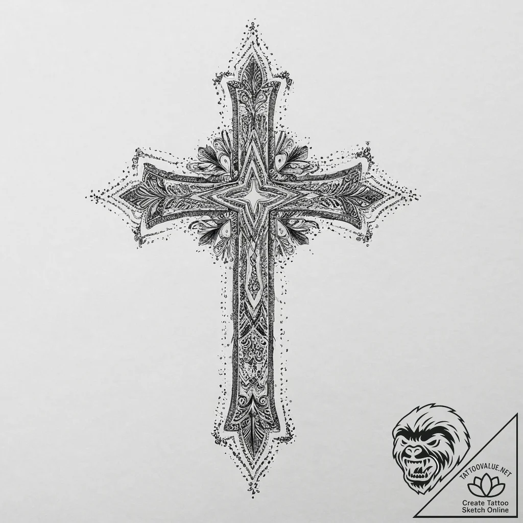 Tattoo sketch ember, tattoo line art, dotwork... - tattoo sketch (№1755860481_0, 22.08.2025 11:01) — tattoovalue.net