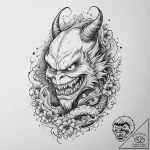 Tattoo sketch the grinch with a soul, tattoo… – tattoo sketch (№1755861677_0, 22.08.2025 11:21) — tattoovalue.net