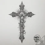 Tattoo sketch divine presence, artistic tatto… – tattoo sketch (№1755862884_0, 22.08.2025 11:41) — tattoovalue.net