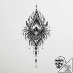 Tattoo sketch obsidian – tattoo sketch (№1755866090_0, 22.08.2025 12:34) — tattoovalue.net