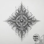 Tattoo sketch holy vibration, ink illustratio… – tattoo sketch (№1755872547_0, 22.08.2025 14:22) — tattoovalue.net