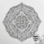 Tattoo sketch slavic embroidery pattern with… – tattoo sketch (№1755877573_0, 22.08.2025 15:46) — tattoovalue.net
