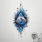 Tattoo sketch sapphire, artistic tattoo sketc… – tattoo sketch (№1755878784_0, 22.08.2025 16:06) — tattoovalue.net