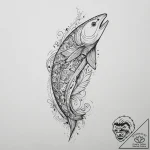 Tattoo sketch knifefish, concept art for tatt… – tattoo sketch (№1755878982_0, 22.08.2025 16:09) — tattoovalue.net