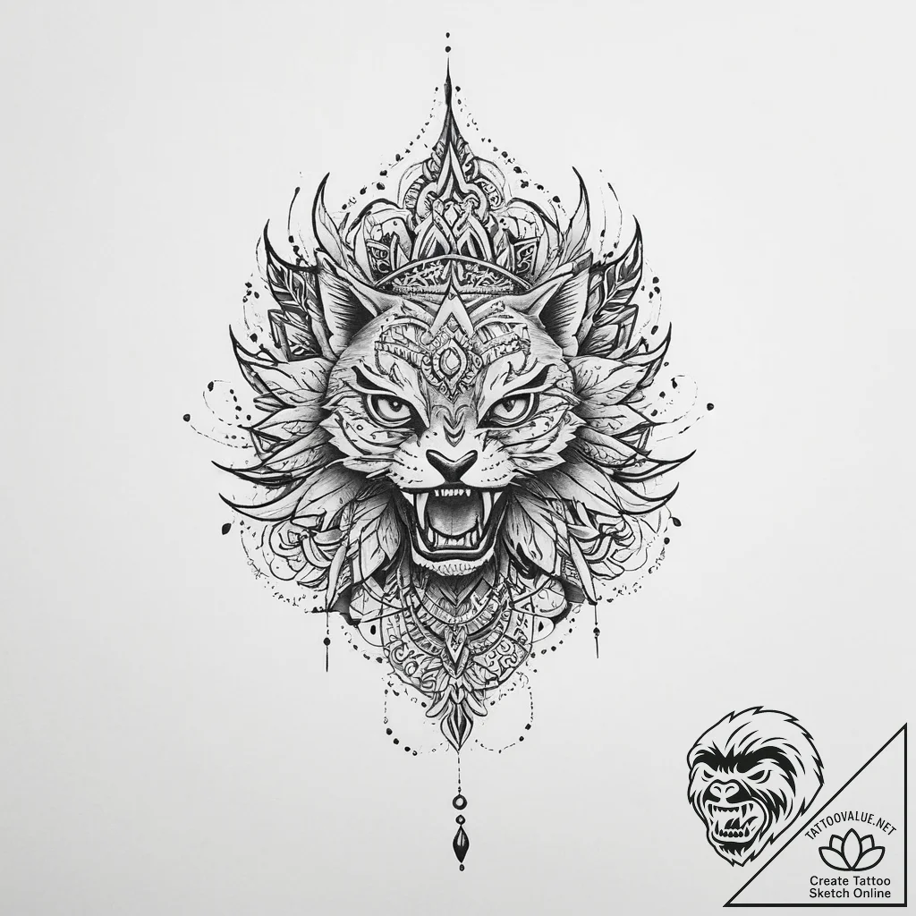 Tattoo sketch hidden - tattoo sketch (№1755879381_0, 22.08.2025 16:16) — tattoovalue.net